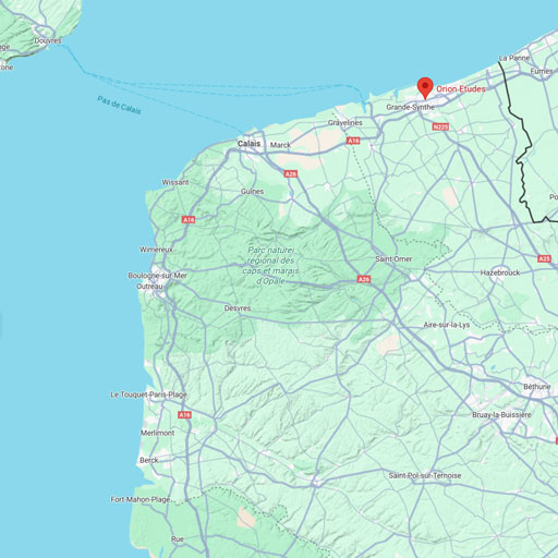 Orion etudes map Orion etudes map